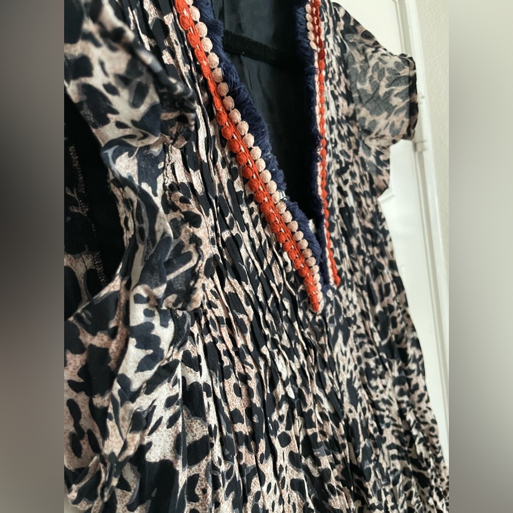 THML Animal Print Ruffle Dress - Picture 4 of 4